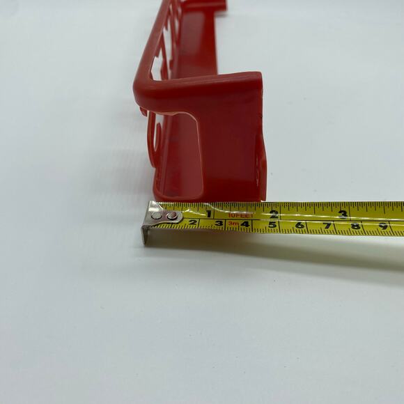 Lustro-Ware Red SPICES Hanging Wall Spice Rack Plastic Mid Century Kitschy Retro - Picture 7 of 7